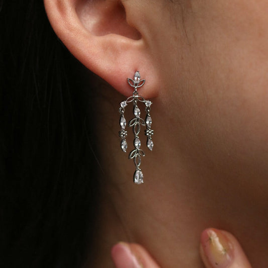 Chandelier laurel dangle earrings-0