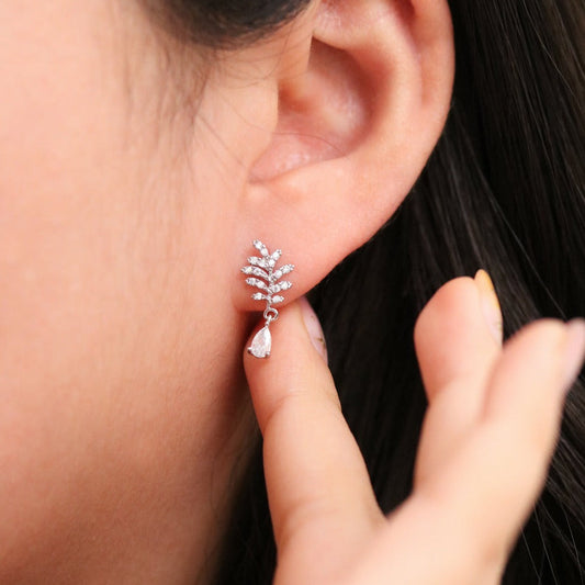 Branch Teardrop Earrings-0