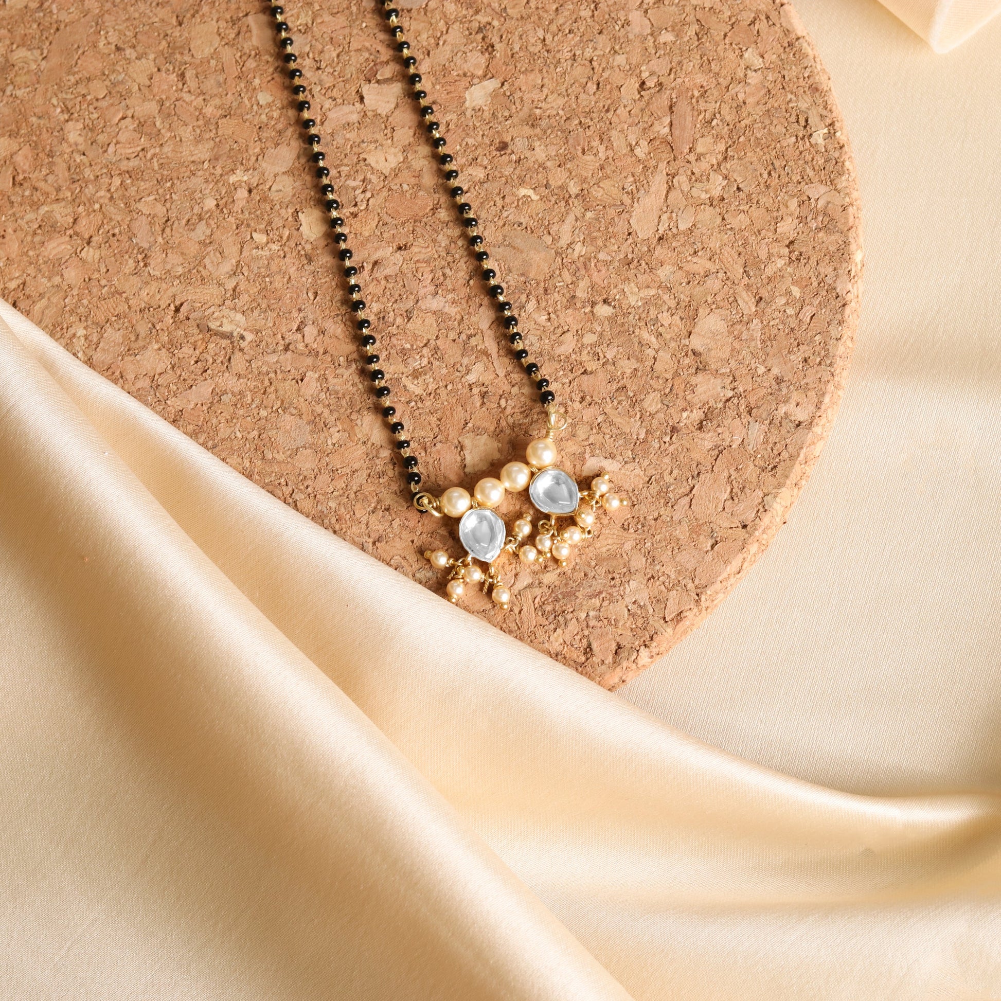 Kundan Clear Drop Mangalsutra-3