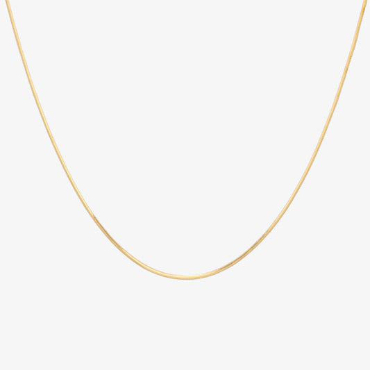 Plain snake necklace-0