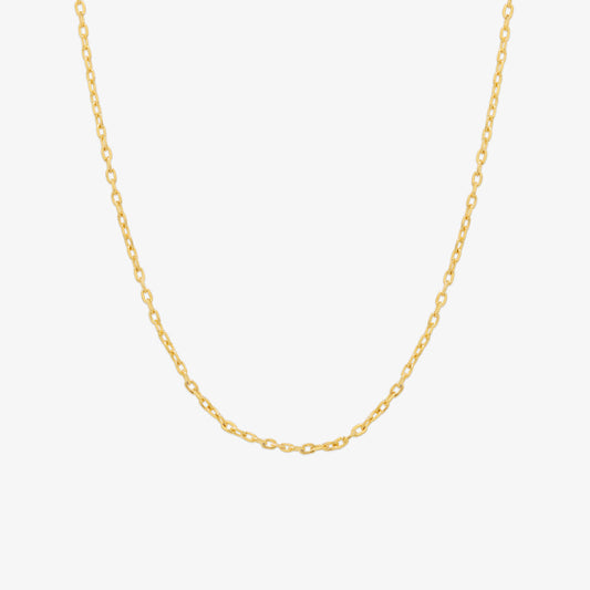 Plain chain necklace-0