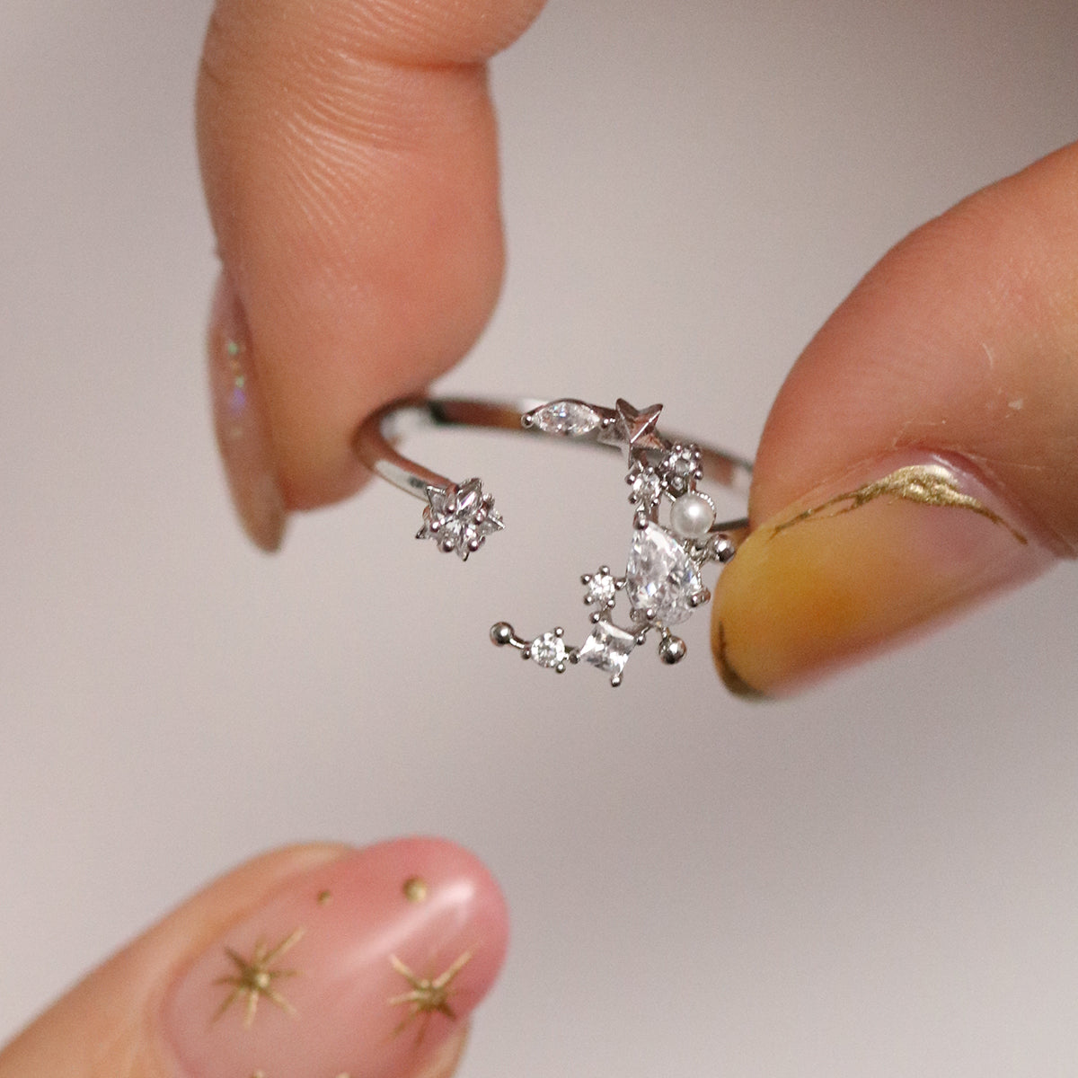 Moon star ring-3
