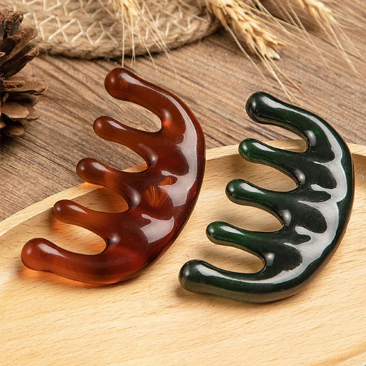 Resin Gua Sha & Scalp Massager Combo-0