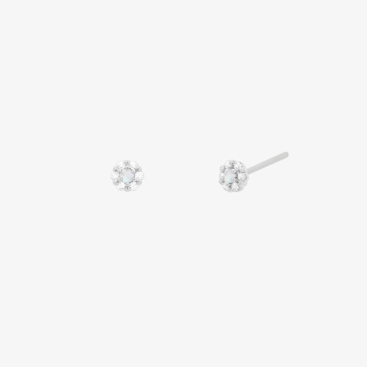 Tiny Flower Sparkle Earrings-4