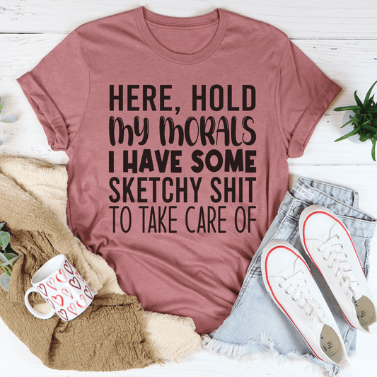 Hold My Morals Tee-0