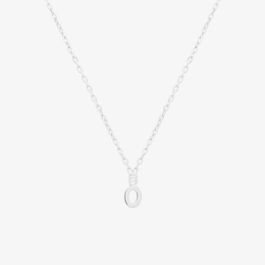 Classic Initial Pendant Necklace-40