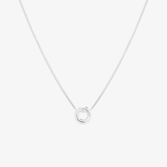 Bubble Initial Pendant Necklace (50cm)-40