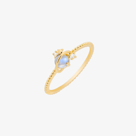 Moonstone saturn ring-0