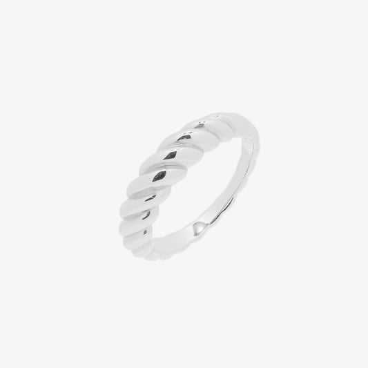 Oval Shaped Screw Band Ring-0