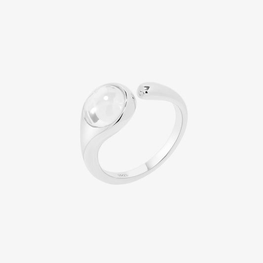 Clear Moonstone Ring-0