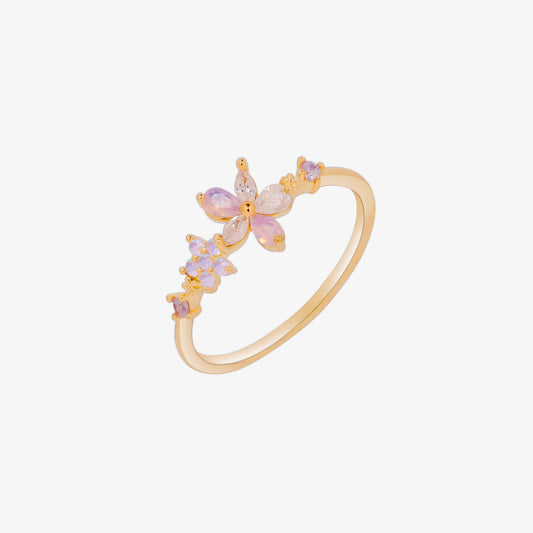 Moonstone Blossom Duo Ring-0