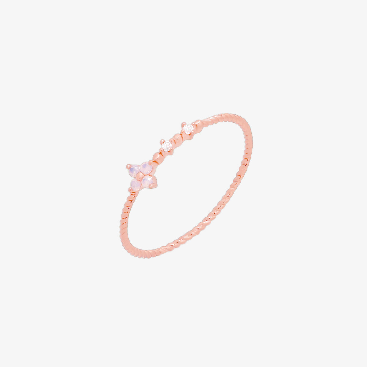 Moonstone Flower Ring-6