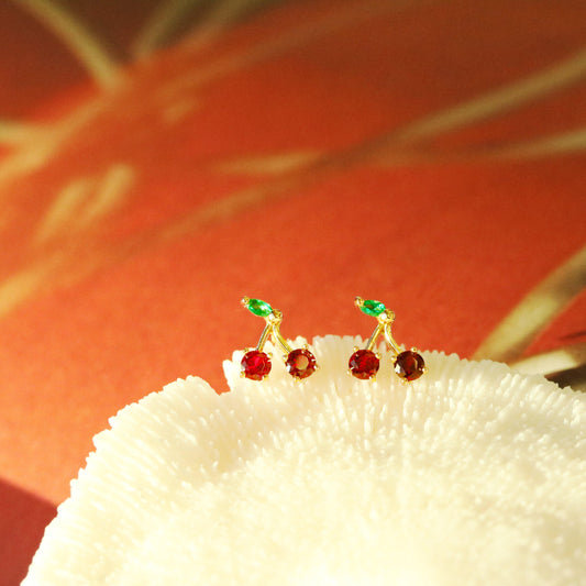 Cherry earrings-0