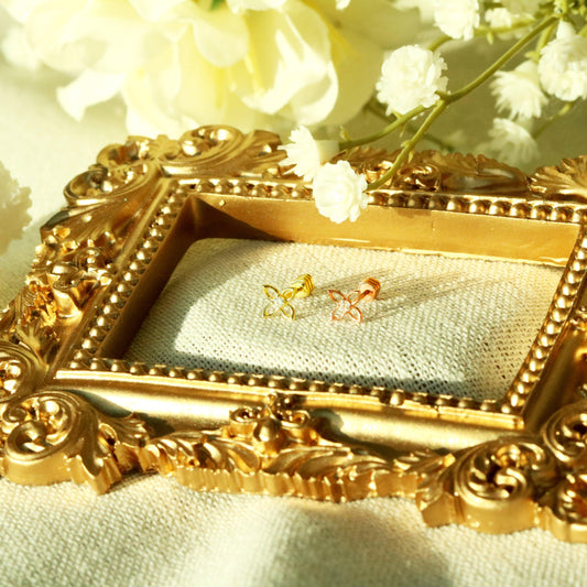 White flower barbell-0